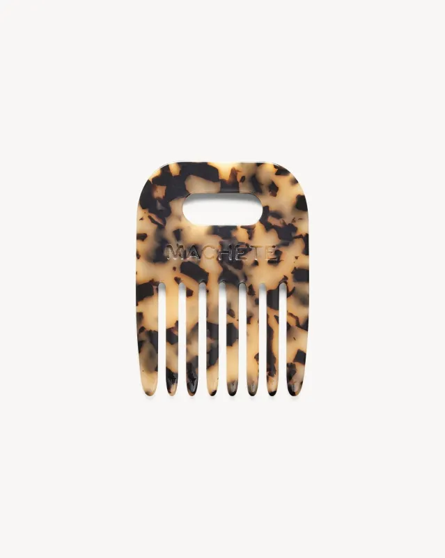 No. 4 Comb in Blonde Tortoise sold by Machete