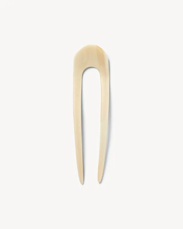 French Hair Pin in Alabaster sold by Machete