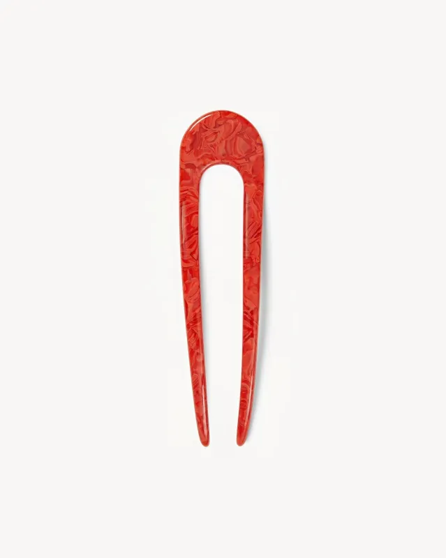 French Hair Pin in Poppy sold by Machete