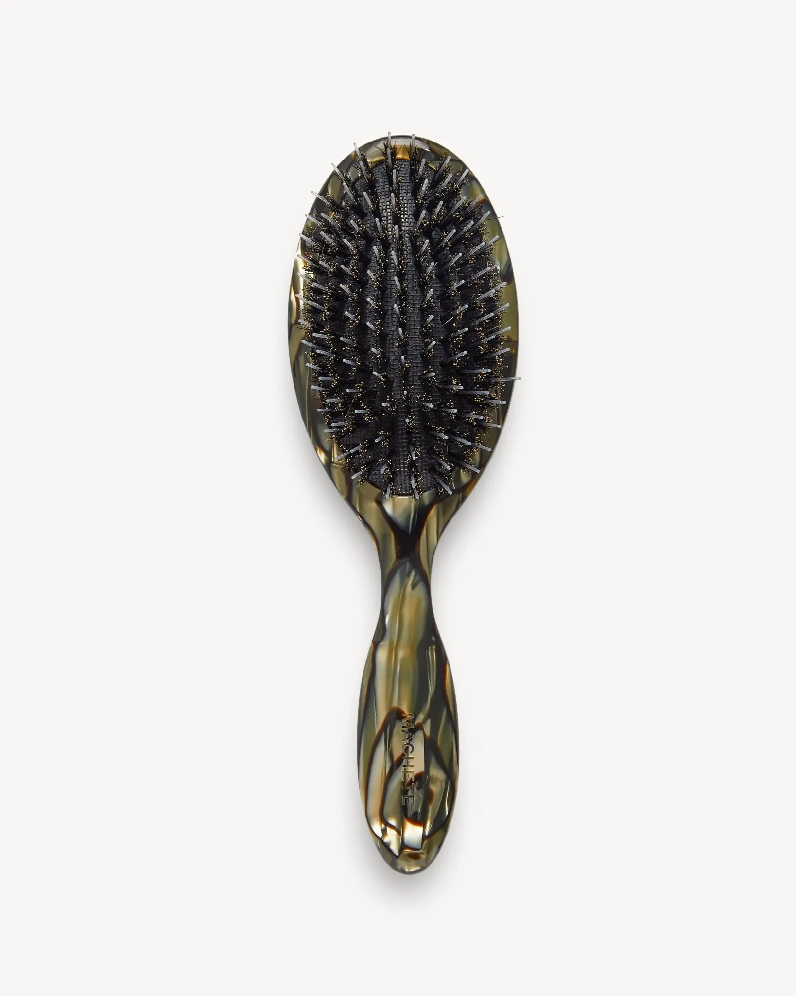 Ultralight Hair Brush in Midnight Horn sold by Machete