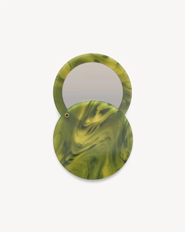Circle Mirror in Algae sold by Machete