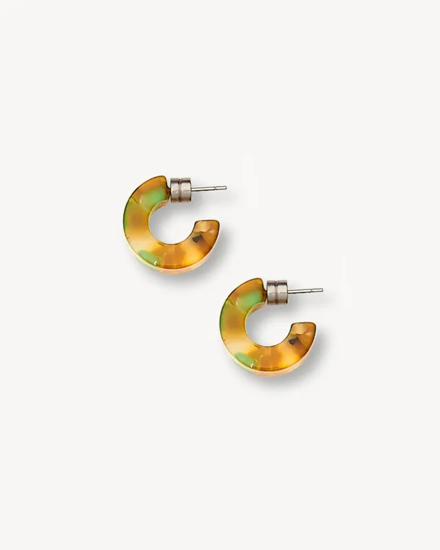 Muse Hoops in Lagune sold by Machete