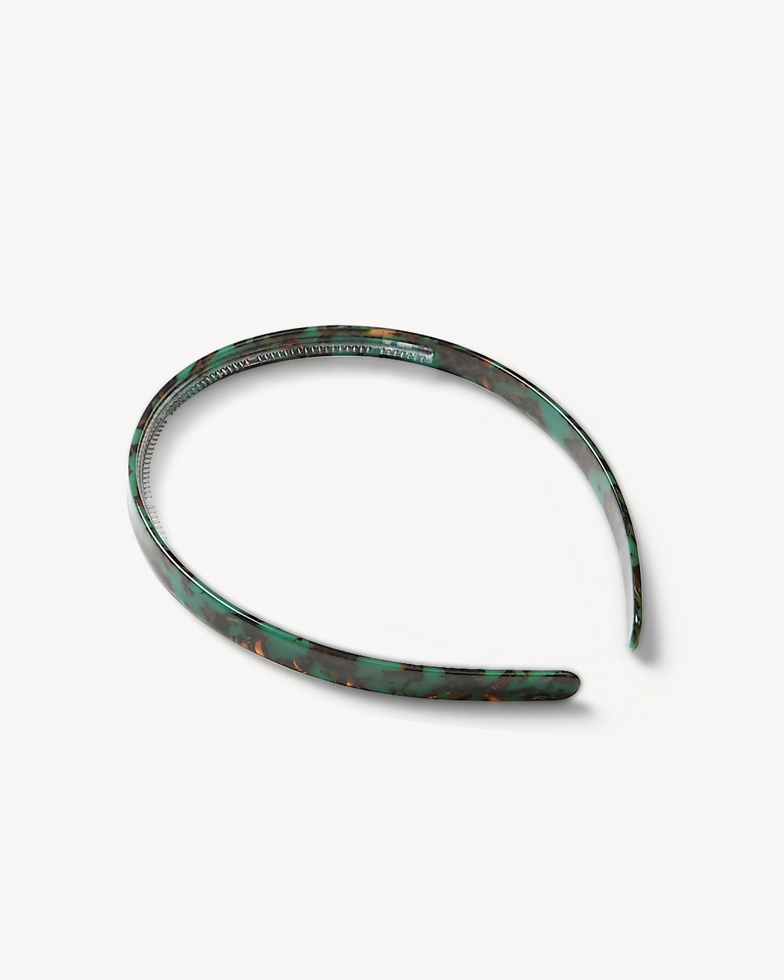 Ultralight Thin Headband in Black & Green sold by Machete