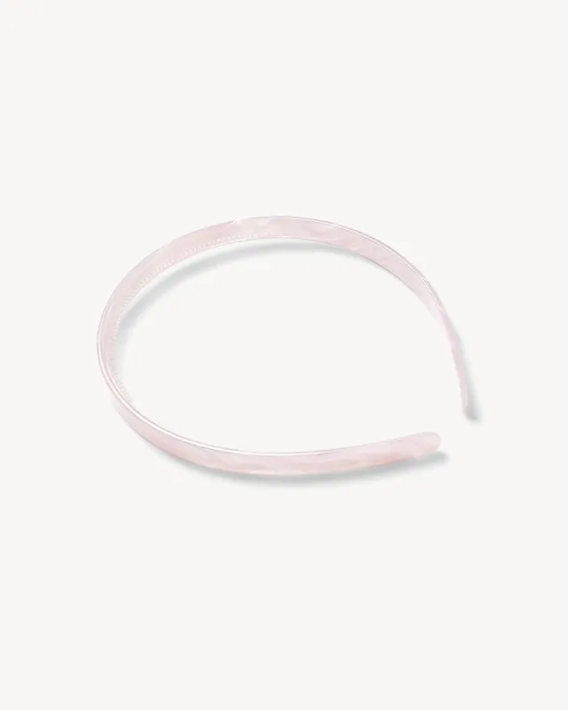 Ultralight Thin Headband in Pearl sold by Machete