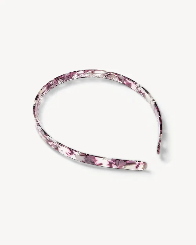 Ultralight Thin Headband in Amethyst sold by Machete