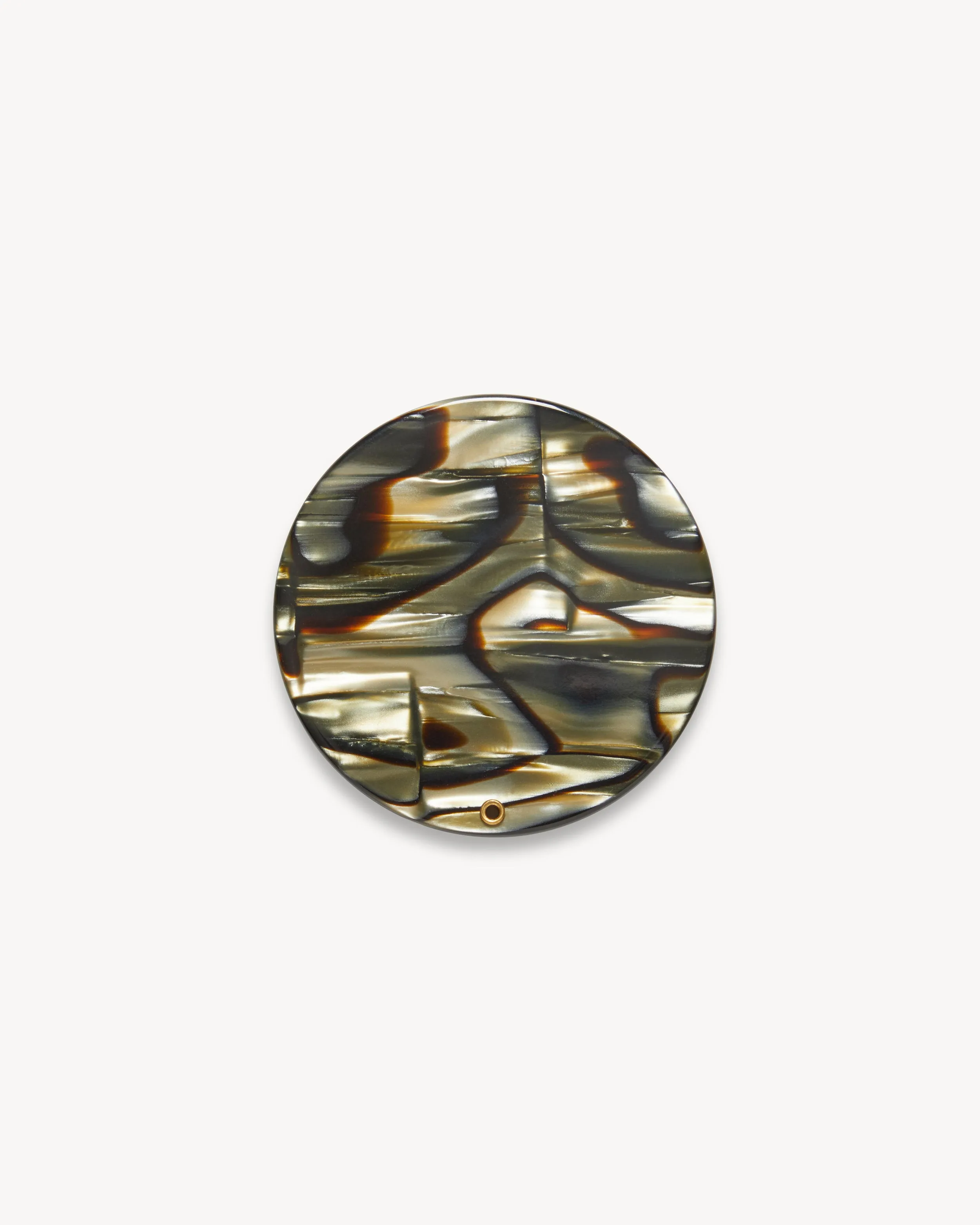 Circle Mirror in Midnight Horn sold by Machete product image thumbnail 2