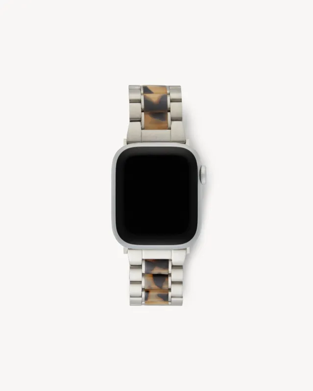 Boyfriend Apple Watch Band in Blonde Tortoise made by Machete