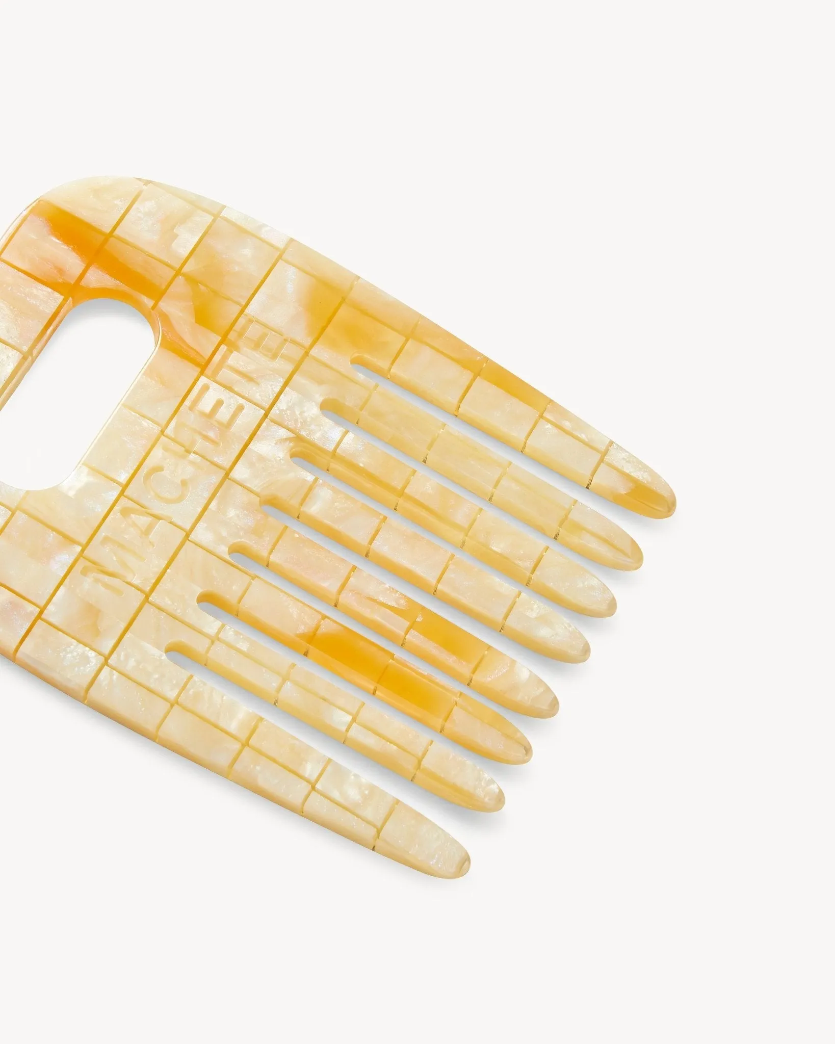 No. 4 Comb in Sea Shell Checker sold by Machete product image thumbnail 3