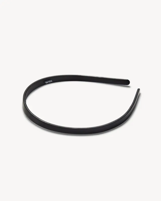 Ultralight Thin Headband in Black Matte made by Machete