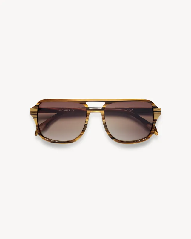 Jane Sunglasses in Tiger's Eye made by Machete