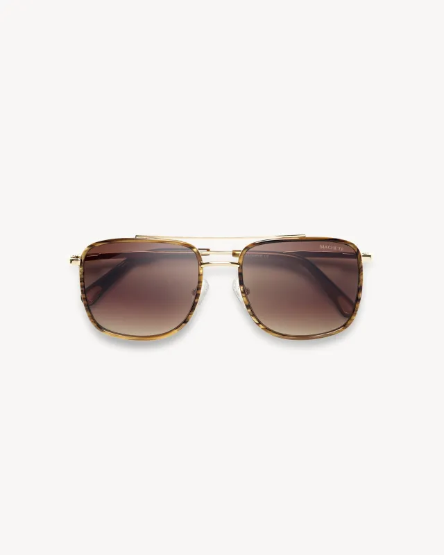 Amelia Sunglasses in Tiger's Eye made by Machete