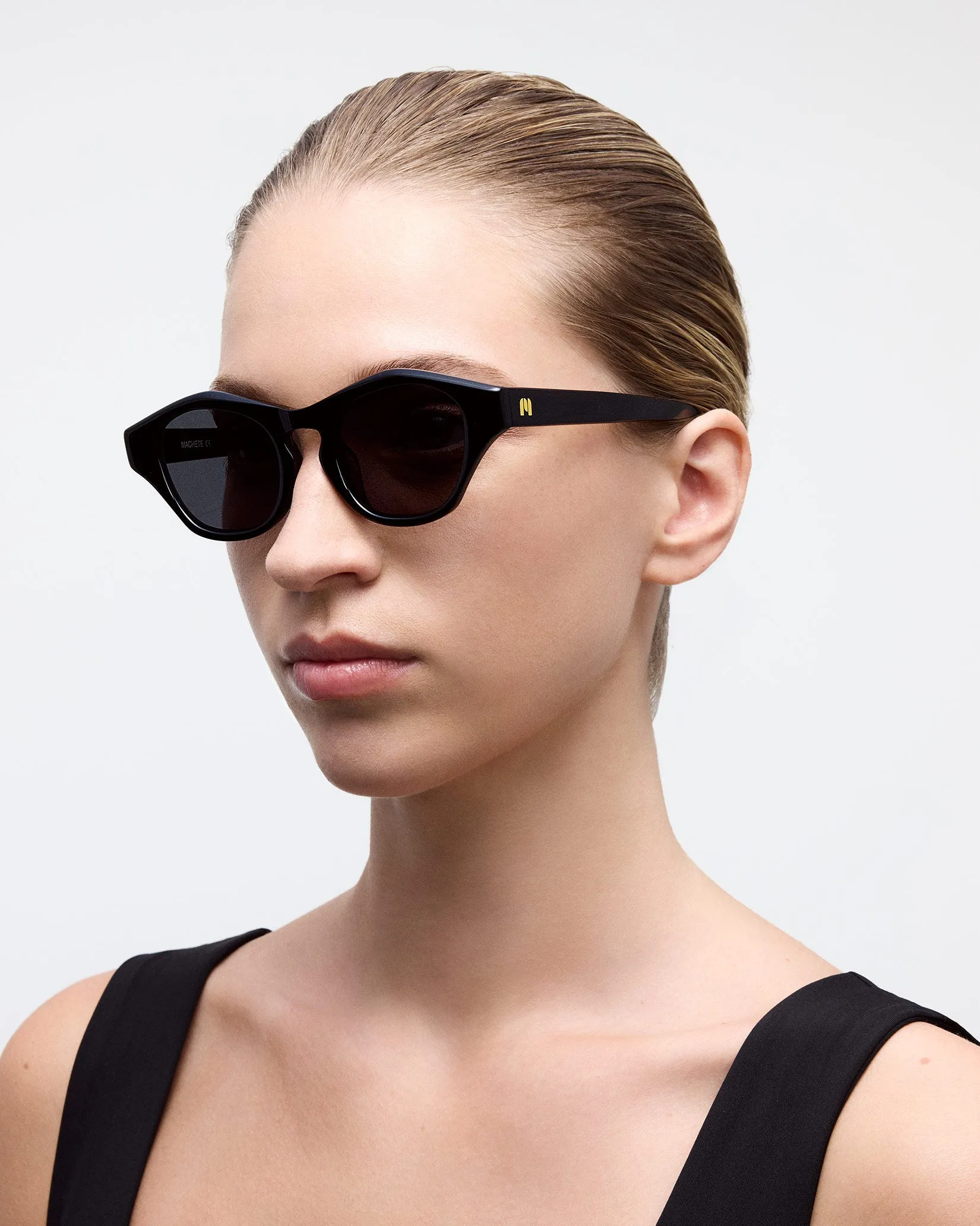 Olympia Sunglasses in Perle Noir sold by Machete product image thumbnail 4