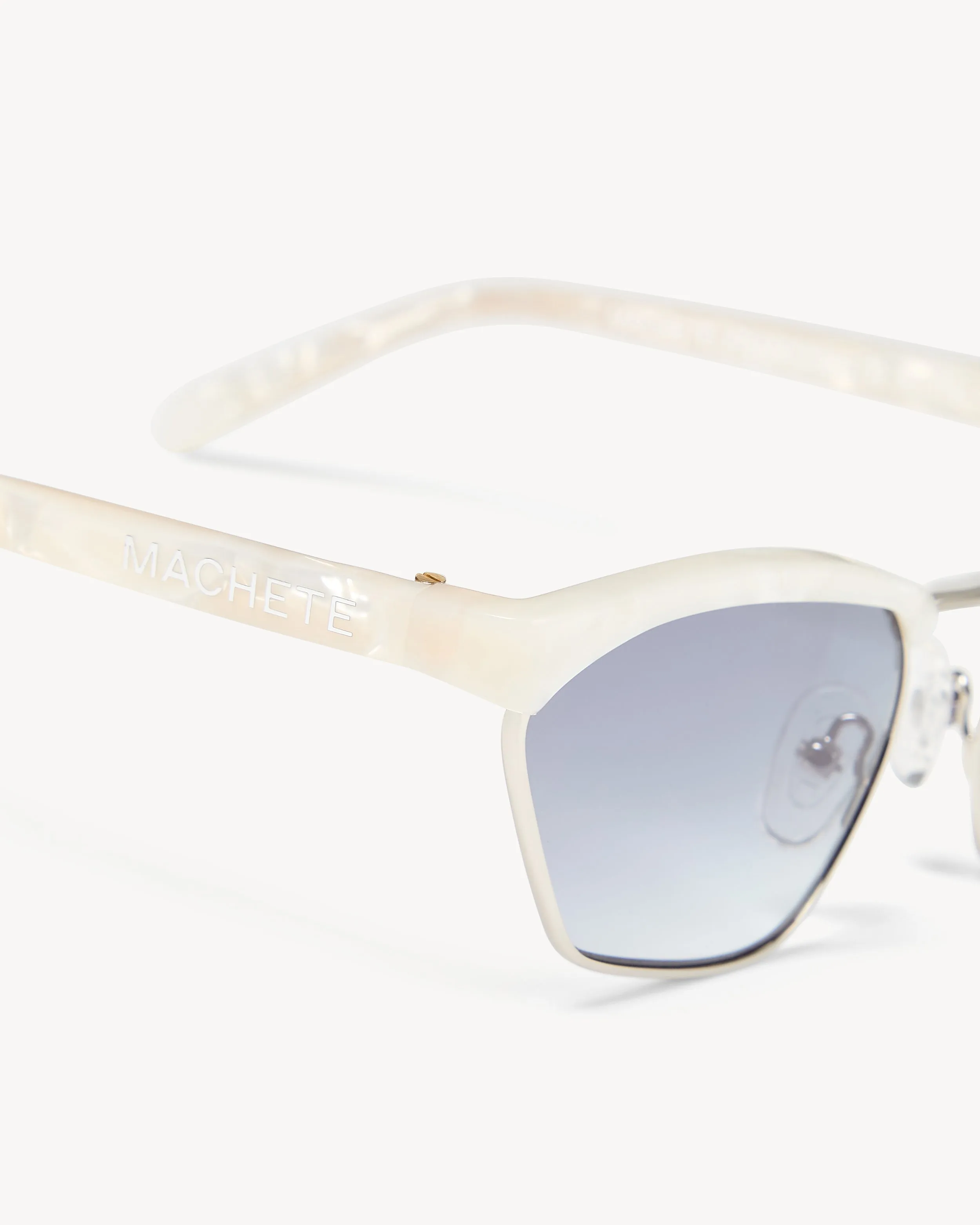 Francoise Sunglasses in White Shell sold by Machete product image thumbnail 2