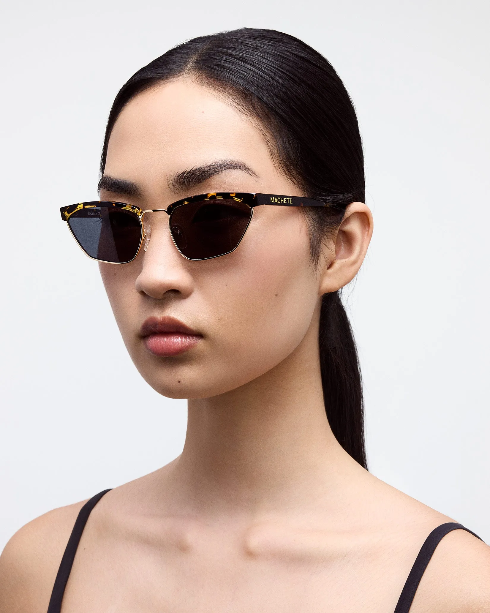 Francoise Sunglasses in White Shell sold by Machete product image thumbnail 4