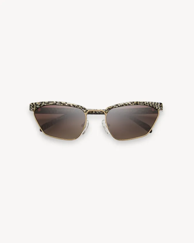 Francoise Sunglasses in Perle Noir made by Machete