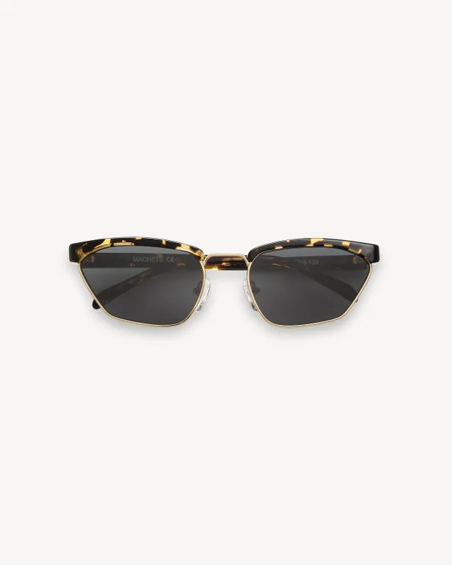 Francoise Sunglasses in Dark Tortoise made by Machete
