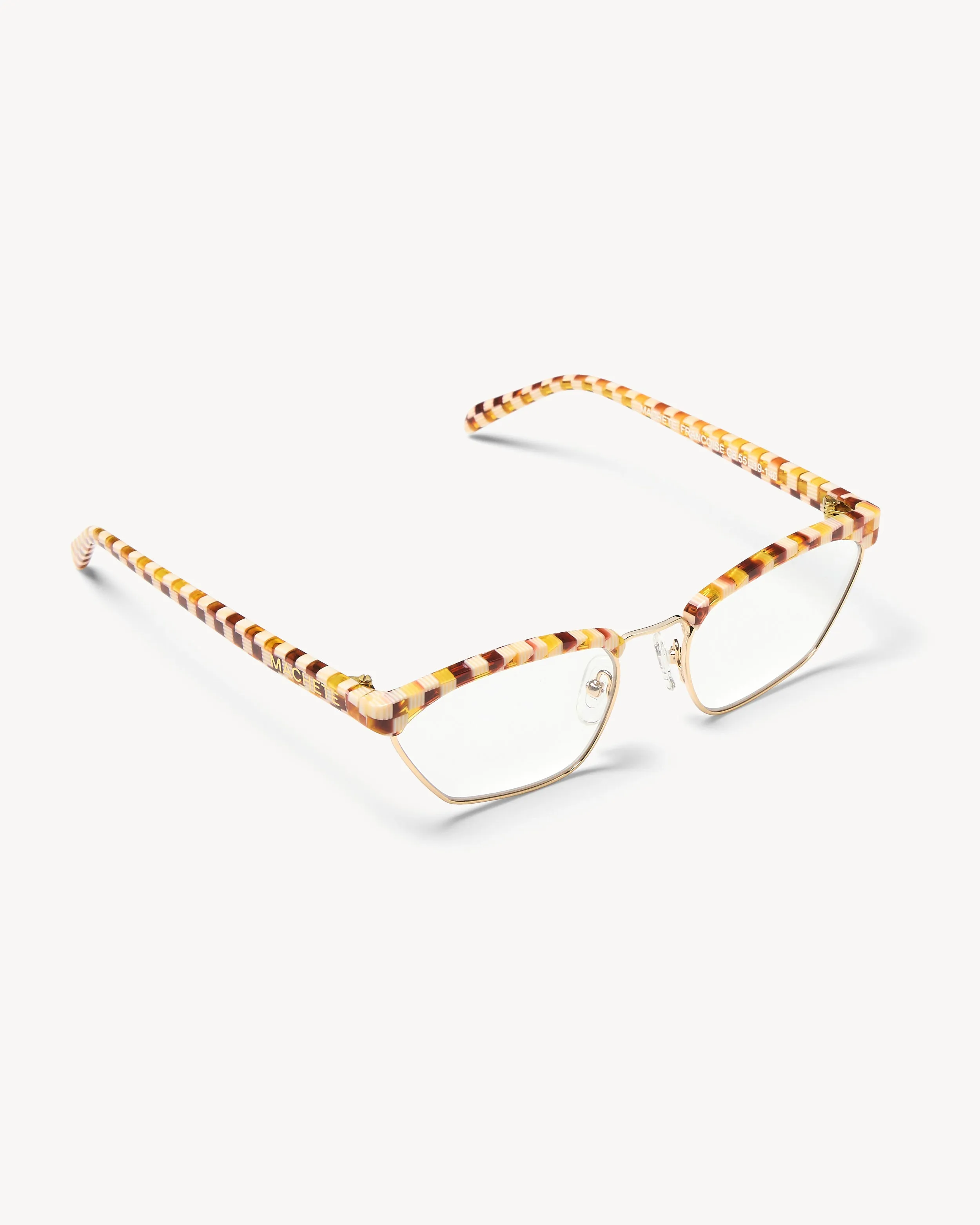 Francoise Frames in Tortoise Checker sold by Machete product image thumbnail 3