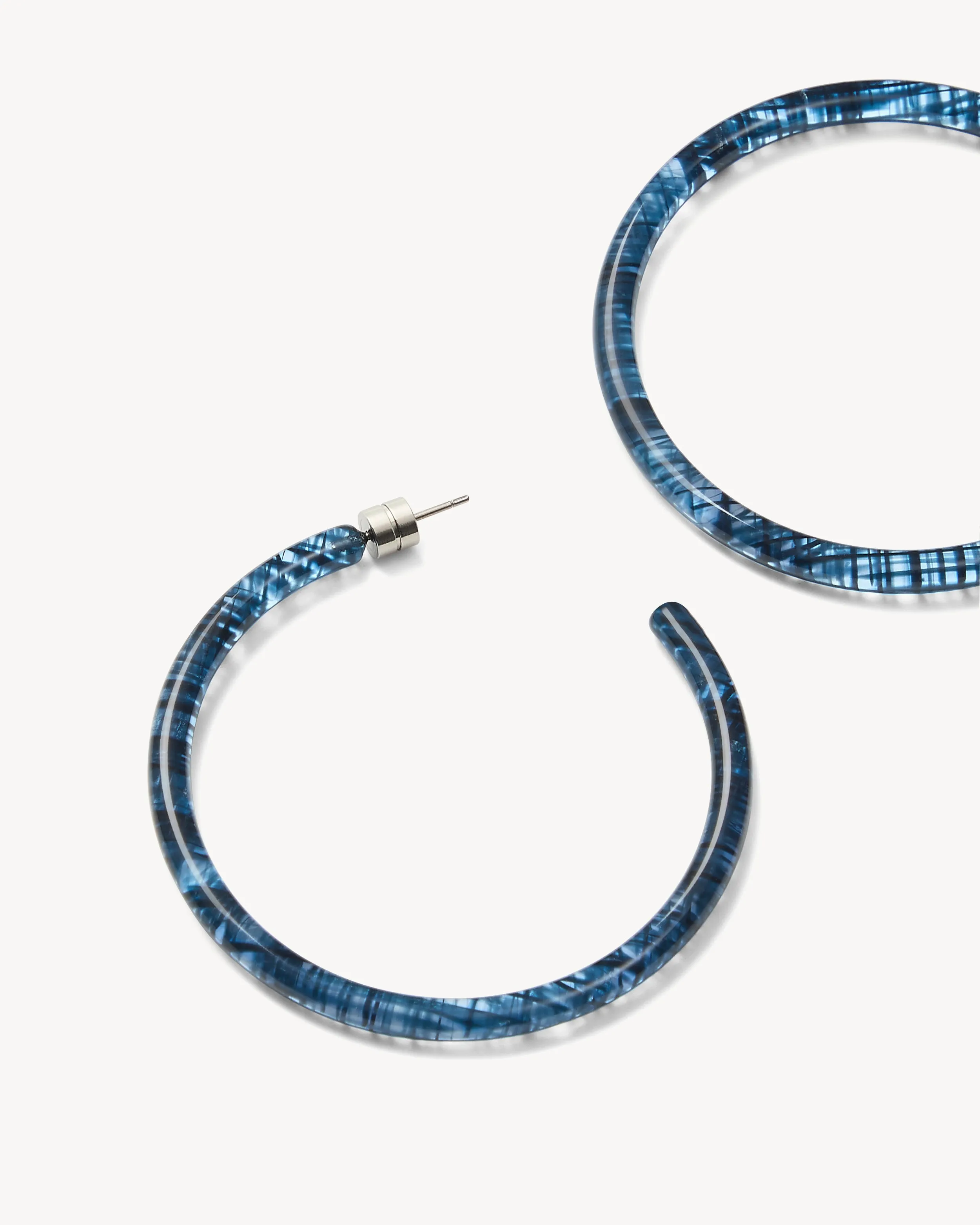 Large Hoops in Chambray sold by Machete product image thumbnail 2