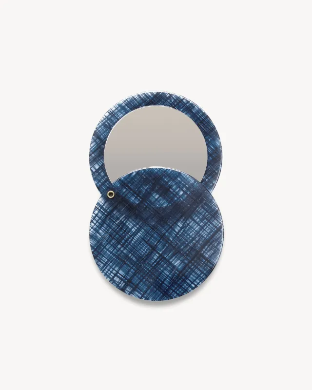 Circle Mirror in Chambray made by Machete