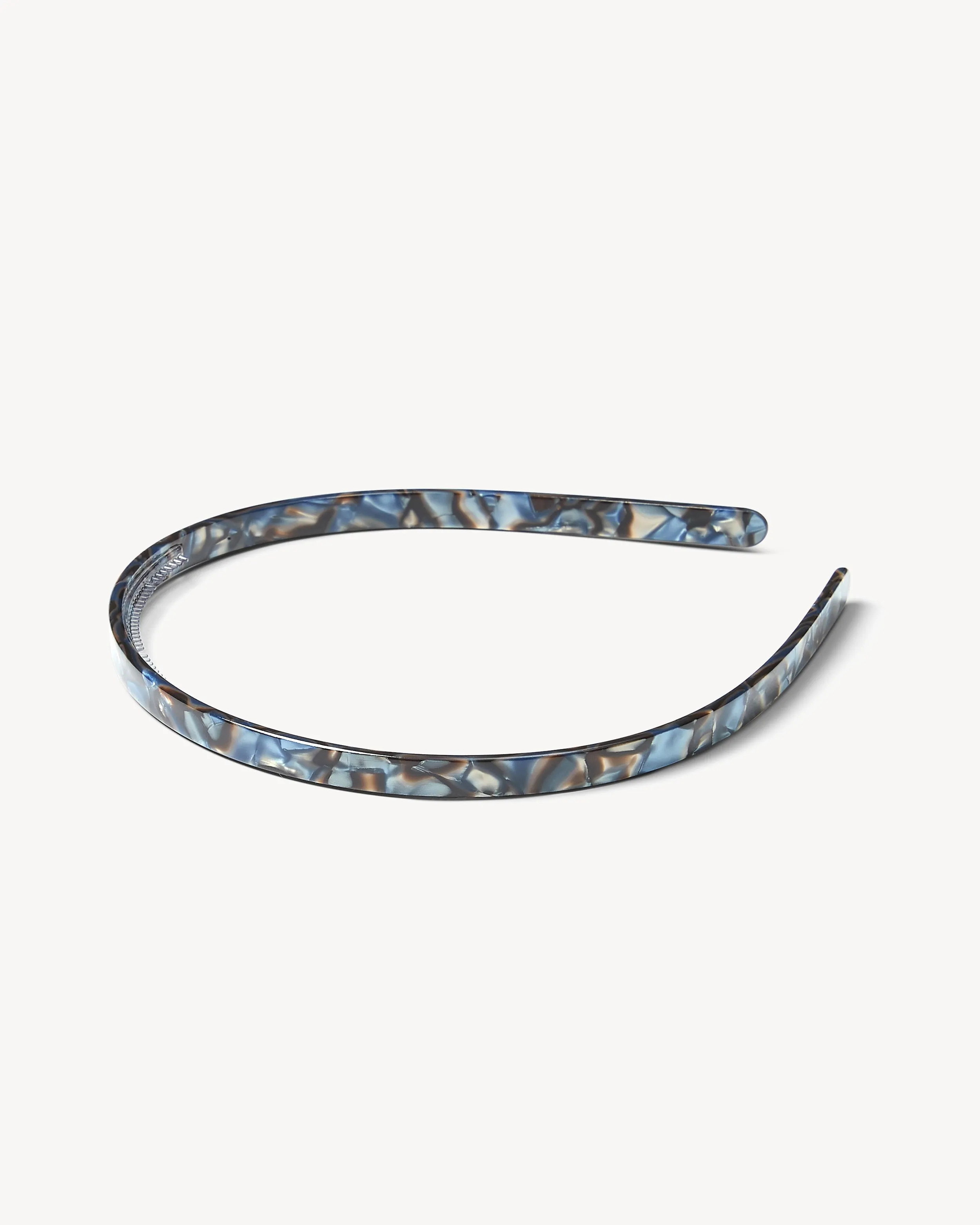 Ultralight Thin Headband in Blue Horn sold by Machete