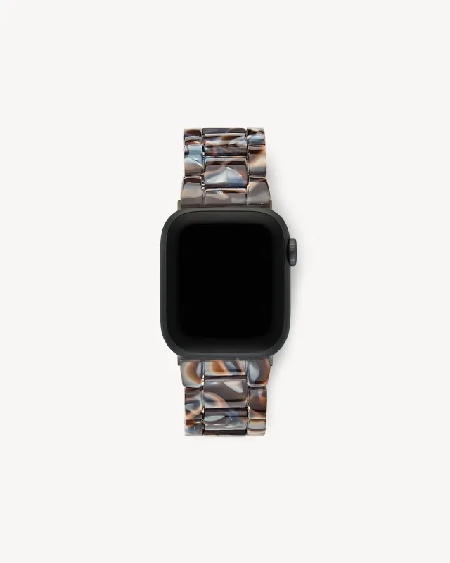 Apple Watch Band in Blue Horn made by Machete
