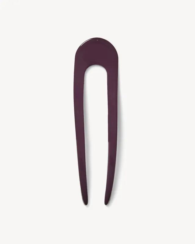 French Hair Pin in Royal Peony made by Machete