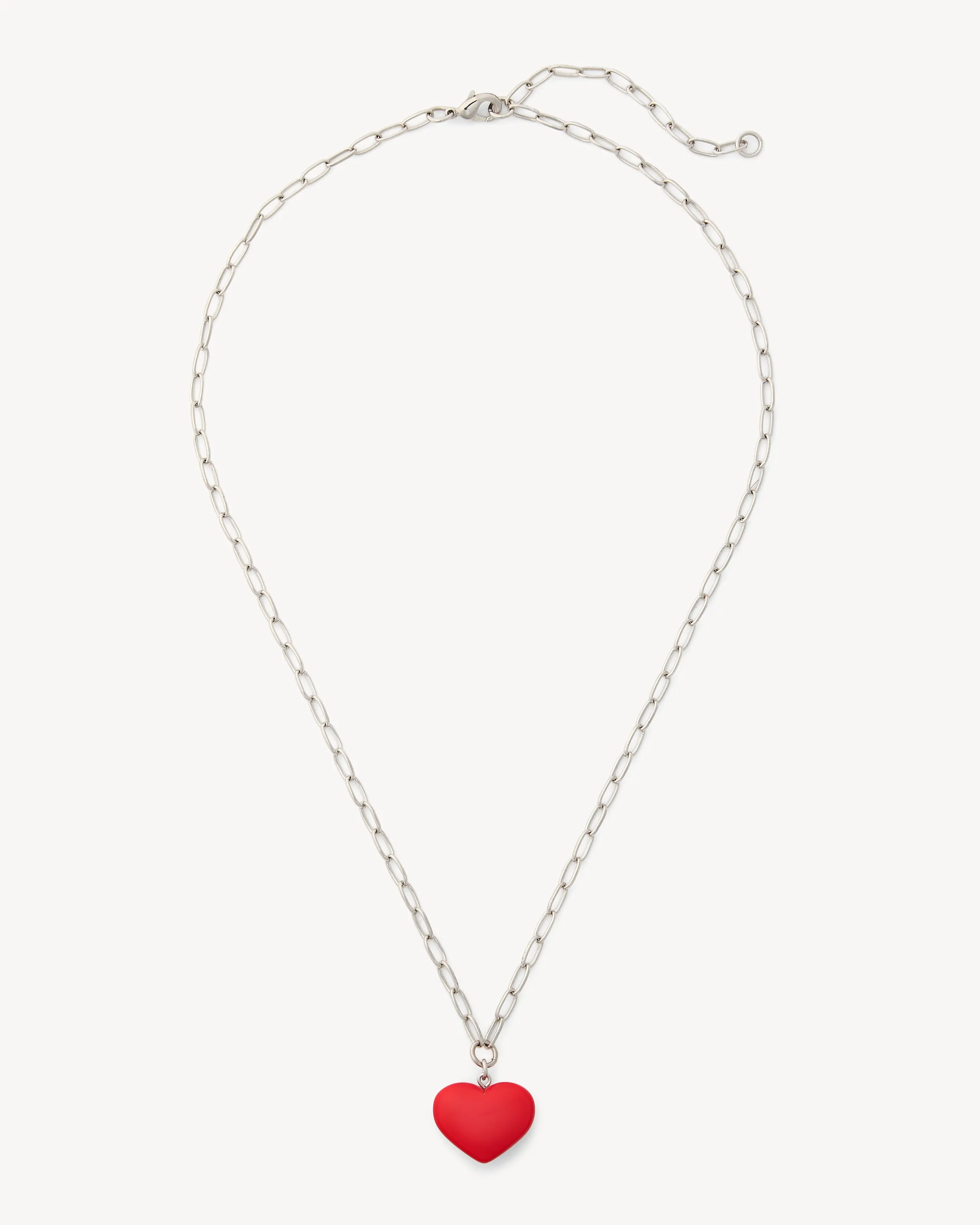 Mini Heart Pendant Necklace in Ruby sold by Machete product image thumbnail 3