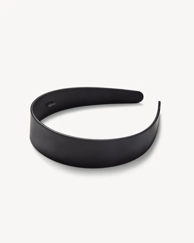 Wide Headband in Black Matte made by Machete