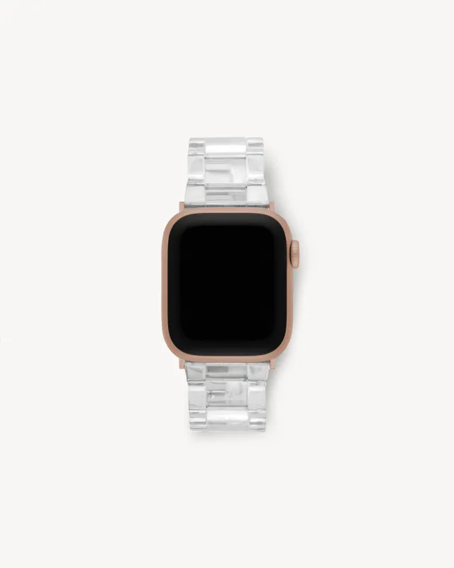 Anthro Apple Watch Band in Clear 38mm/40mm/41mm-Rose Gold made by Machete