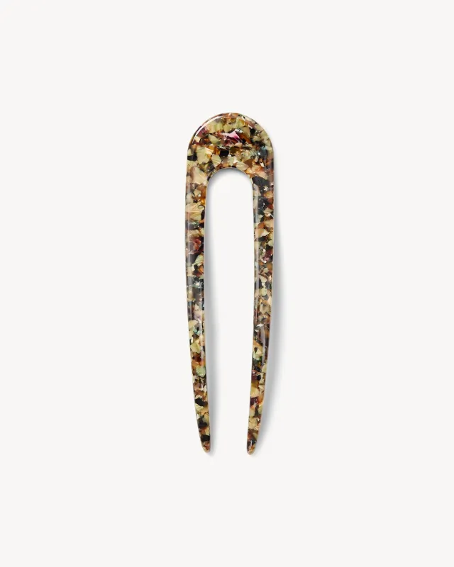 French Hair Pin in Monet made by Machete
