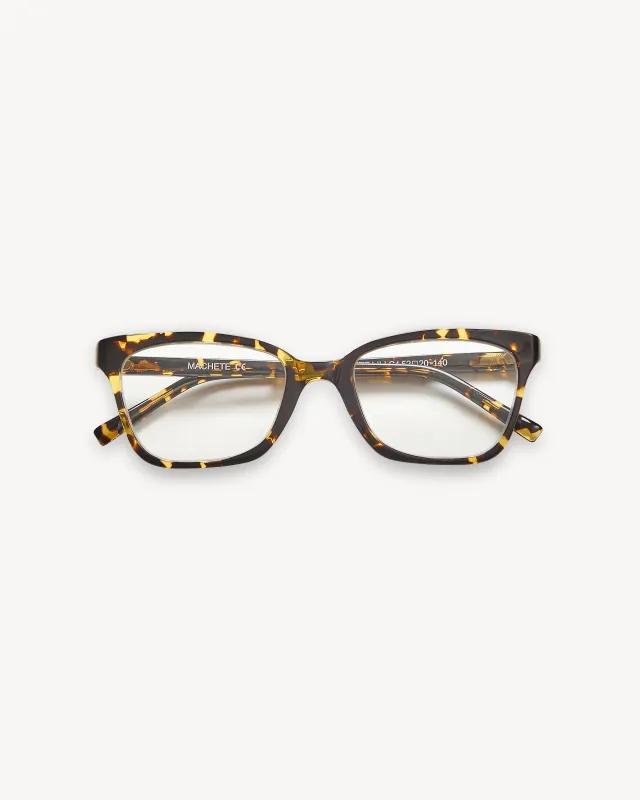 Lili Glasses in Dark Tortoise made by Machete