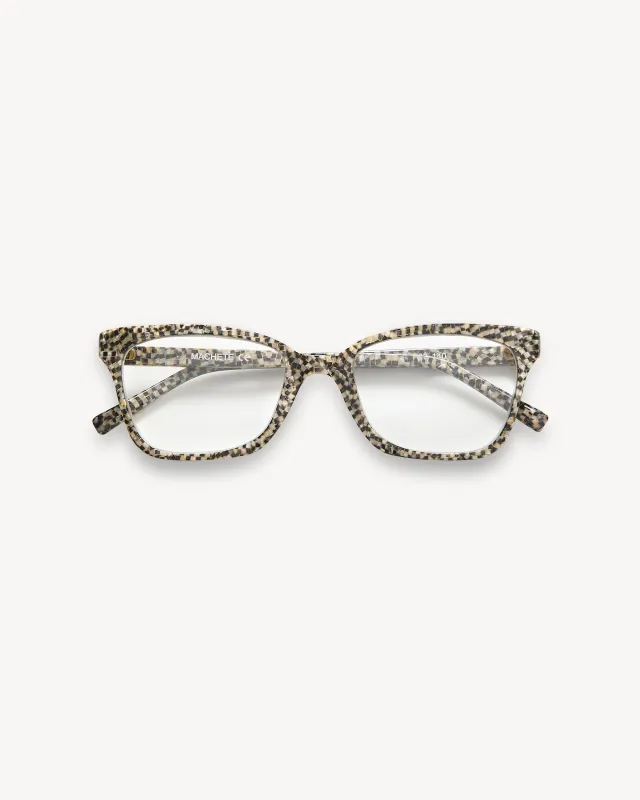 Lili Glasses in Perle Noir made by Machete