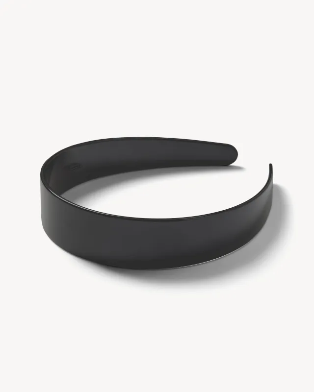 Wide Headband in Black made by Machete