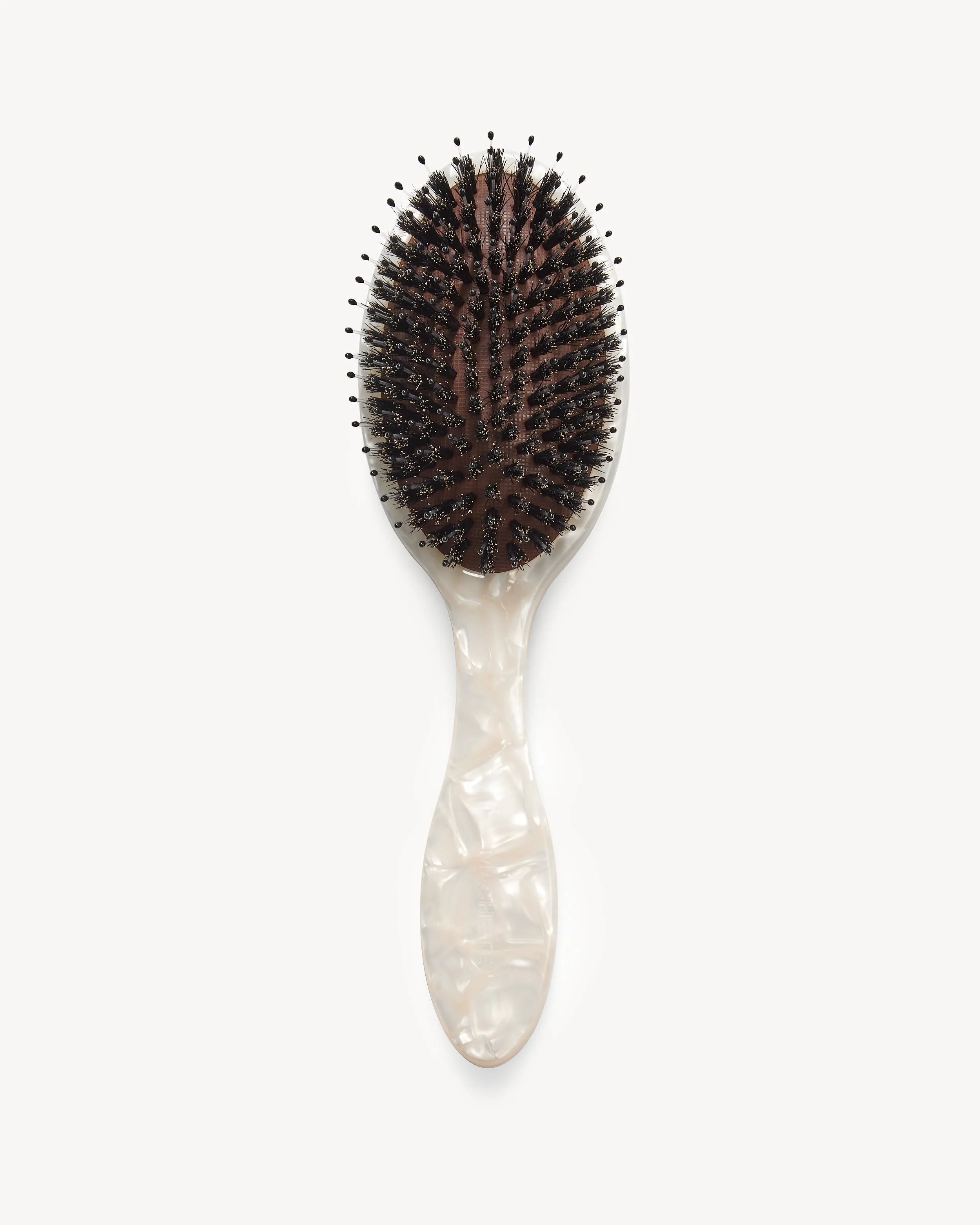 Everyday Hair Brush in White Shell sold by Machete