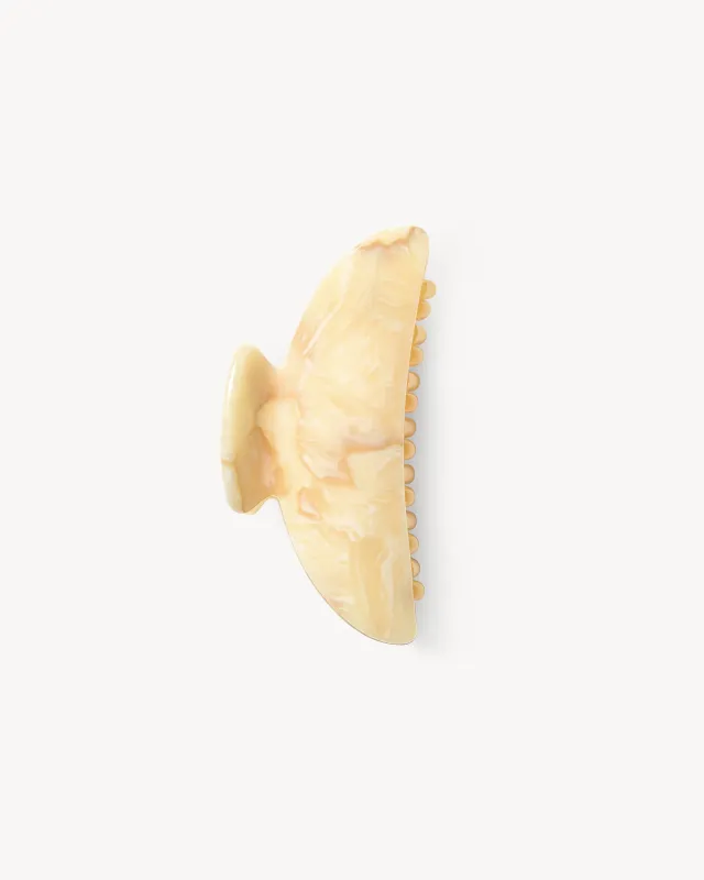 Midi Heirloom Claw in Crème made by Machete