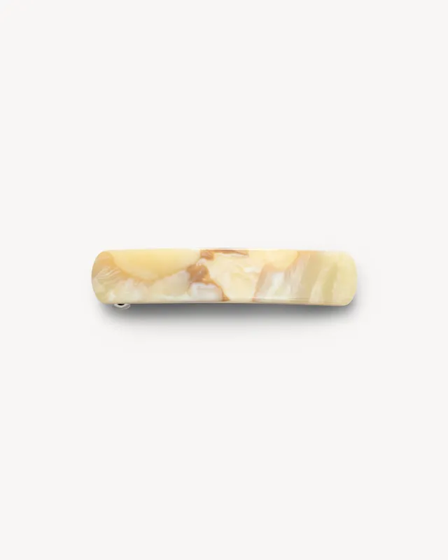 No. 3 Heirloom Barrette in Crème made by Machete