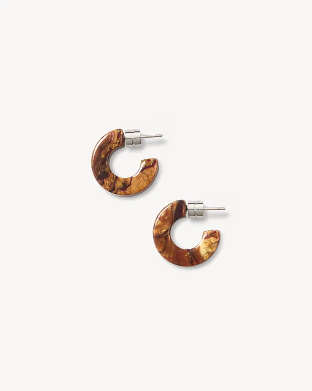 Muse Hoops in Bronze made by Machete