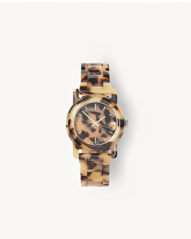 Mono Watch in Blonde Tortoise - Outlet made by Machete