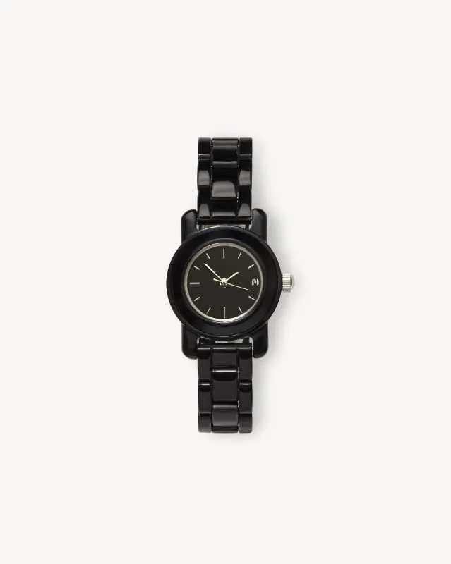 Mini Mono Watch in Black - Outlet made by Machete