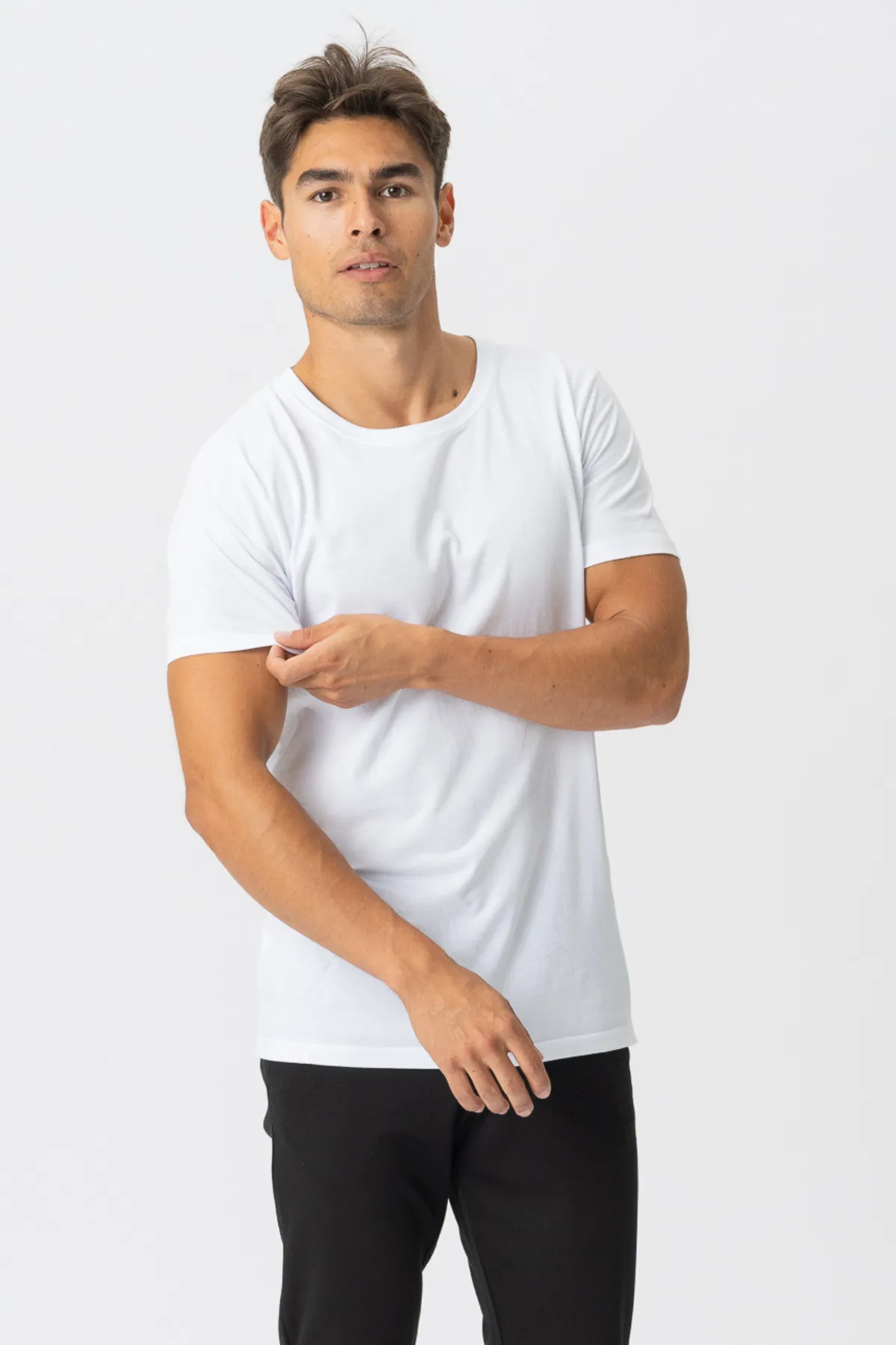 Muscle T-shirt - Hvid sold by Teeshoppen product image thumbnail 3
