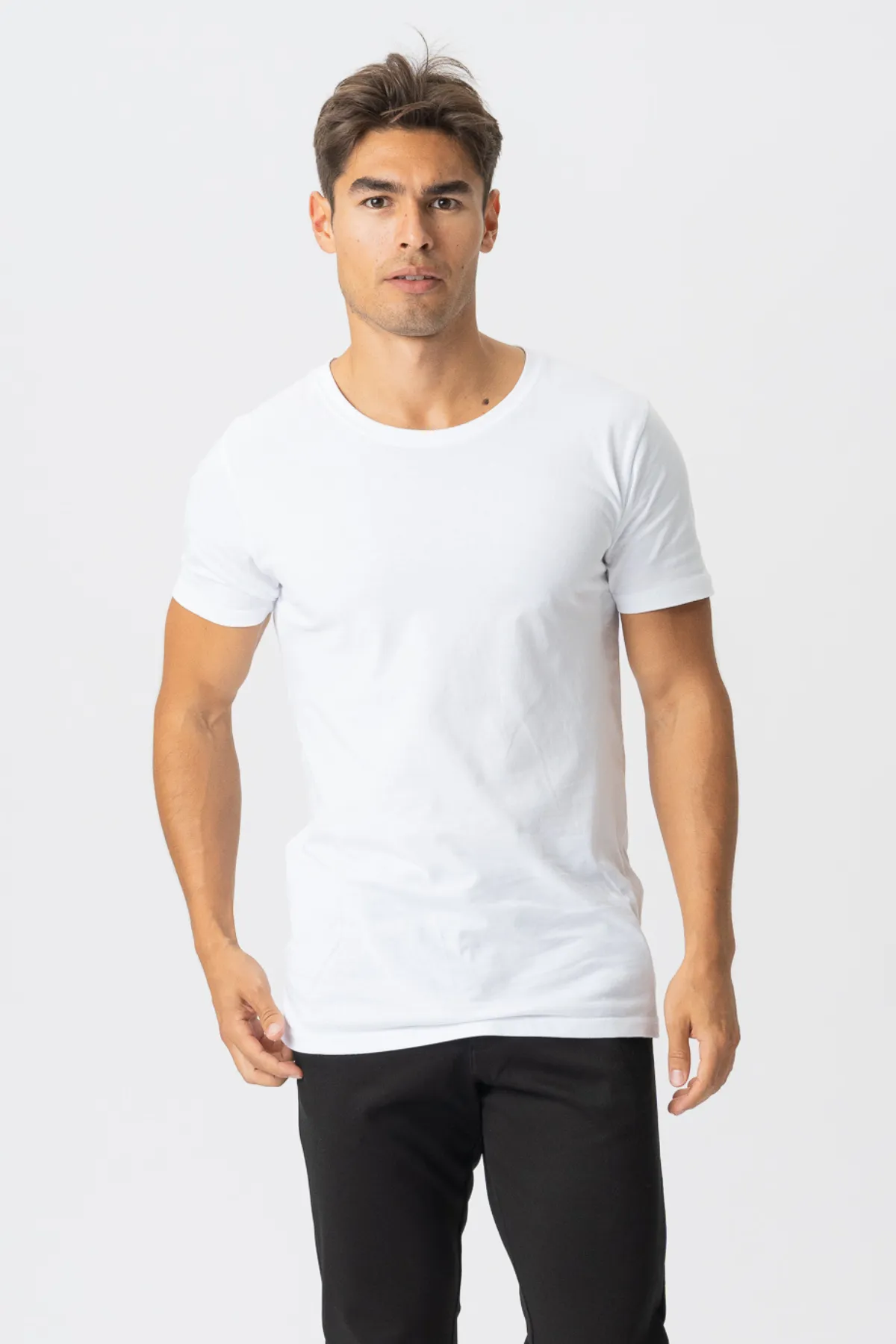 Muscle T-shirt - Hvid sold by Teeshoppen product image thumbnail 2