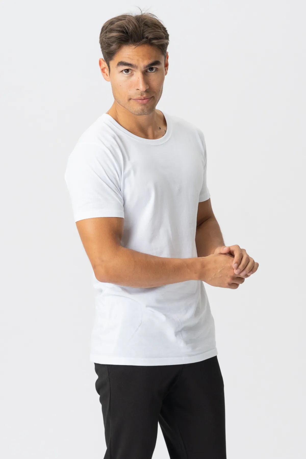 Muscle T-shirt - Hvid sold by Teeshoppen product image thumbnail 4