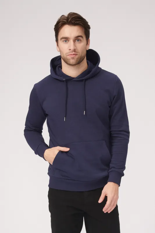 Basic Hoodie Sweat - Navy sold by Teeshoppen