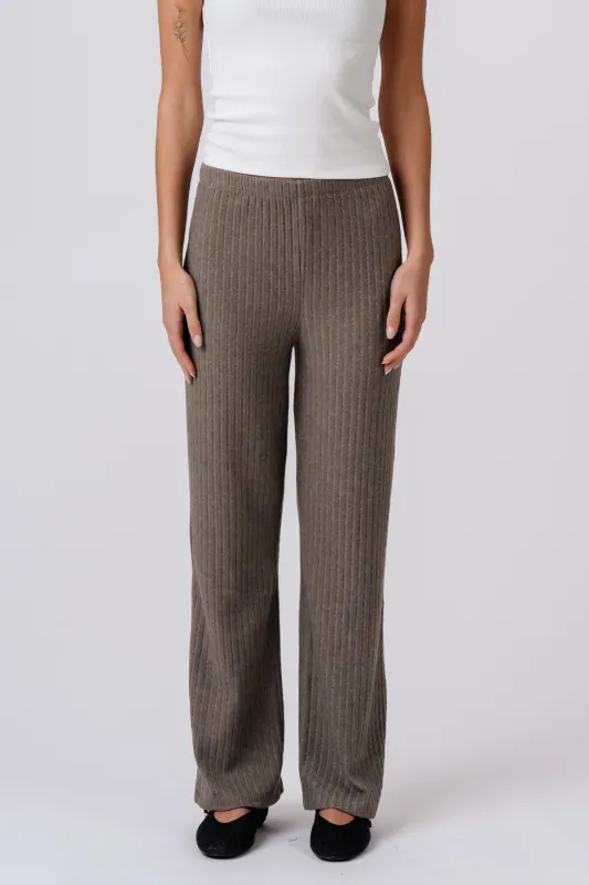 Ivy Knit Pants - Khaki sold by Teeshoppen