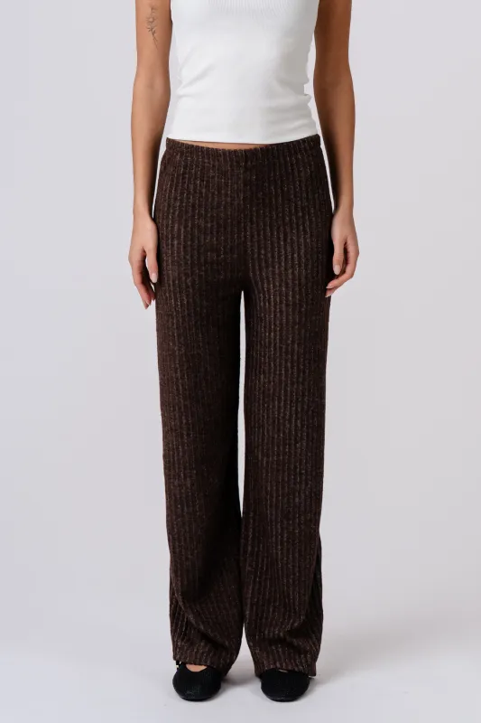 Ivy Knit Pants - Brun sold by Teeshoppen
