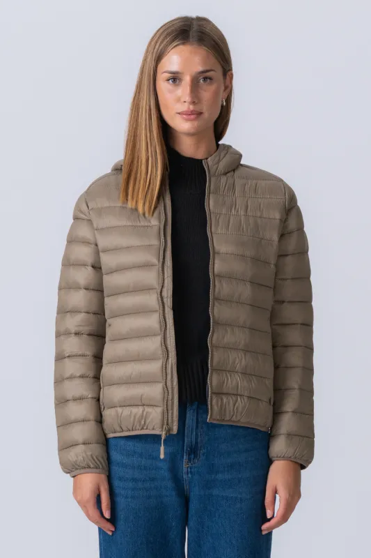 Let Puffer Jakke - Sand sold by Teeshoppen