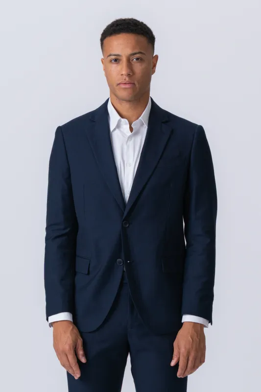 Premium Enkelttradet Blazer - Navy sold by Teeshoppen