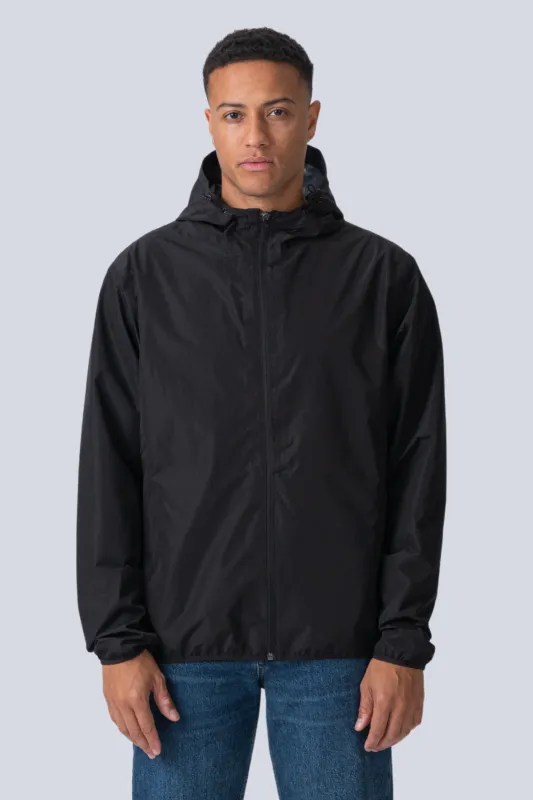 Windbreaker - Sort sold by Teeshoppen