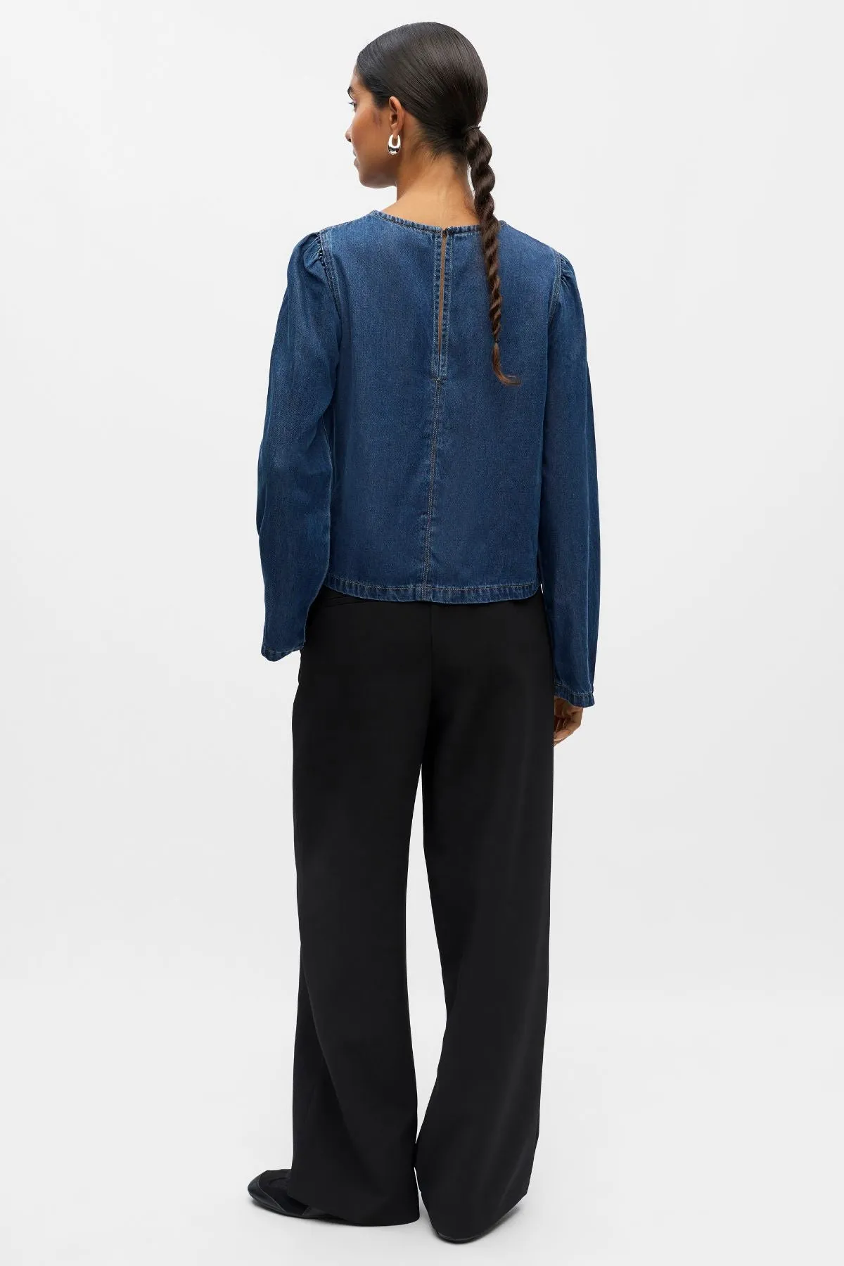 Frame Top - Mørkeblå Denim sold by Teeshoppen product image thumbnail 5