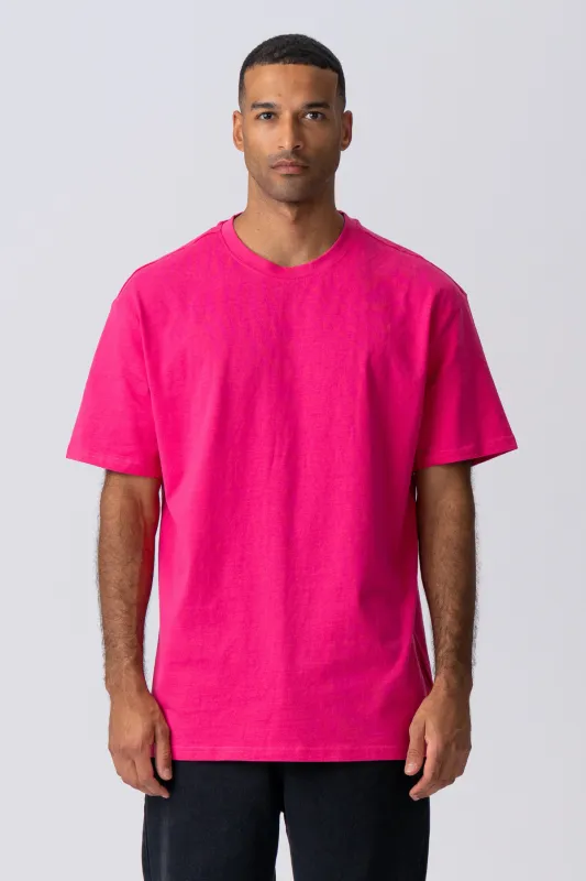 Oversized T-shirt - Pink sold by Teeshoppen